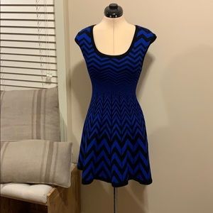 Tamara chevron print dress